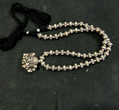 Jhumka Silver Necklace